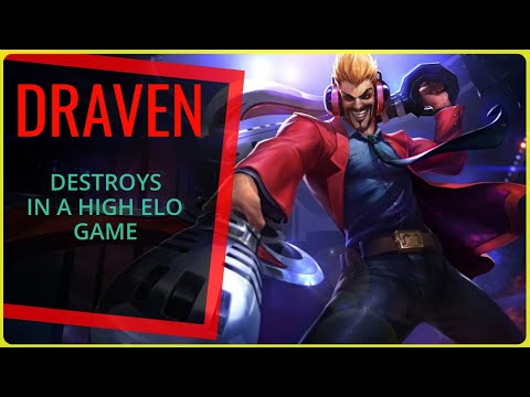 DRAVEN DESTROYS IN A HIGH ELO GAME!!! •DIAMOND ELO• Best Draven World - Vincent´s Draven