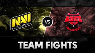 Team fights by Na'Vi vs HellRaisers @Red Bull Battle Grounds