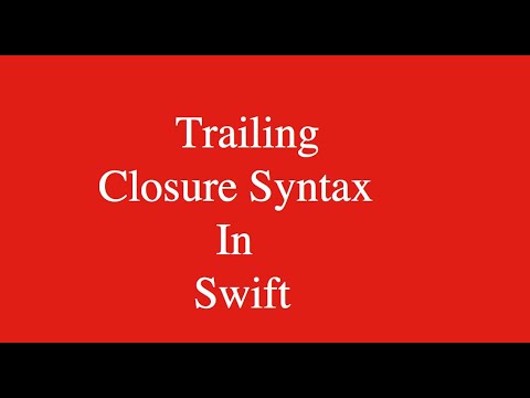 Trailing Closure syntax in Swift iOS, explained in Hindi