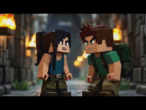 Cam And Bri's Lost Temple Adventure: Minecraft Style! | Epic Animated Journey 🏆🔥