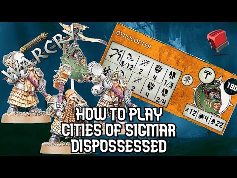 How To Play CITIES OF SIGMAR DISPOSSESSED ft. Mrs Toast | Warcry