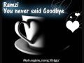 Ramzi- You never said goodbye (lyrics) 