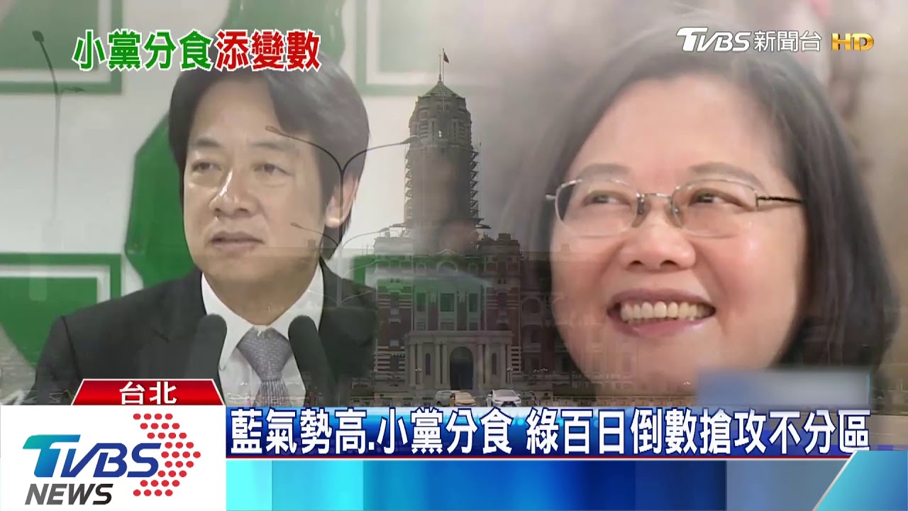 獨佔鰲頭　藍政黨票支持度34.5%勝綠25.1%