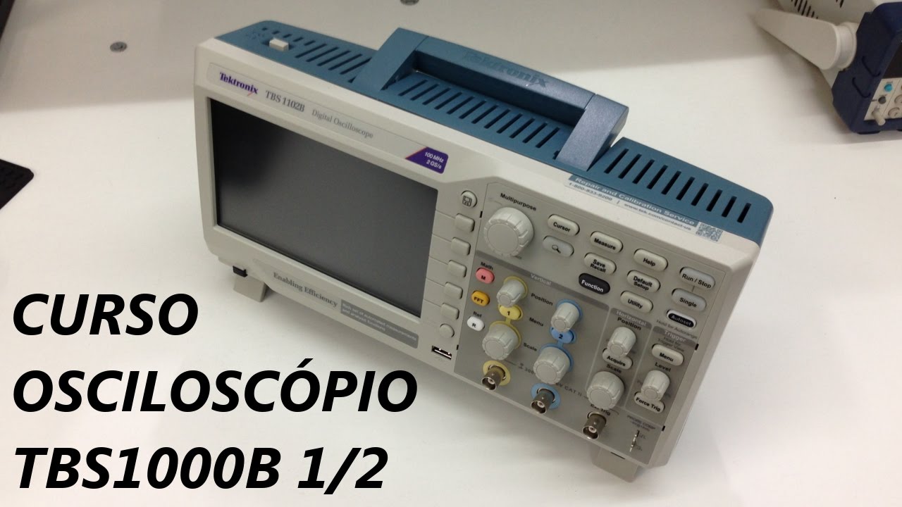 OSCILOSCÓPIO NÃO MORDE! Aula 1/2 | Curso TBS1000B Tektronix