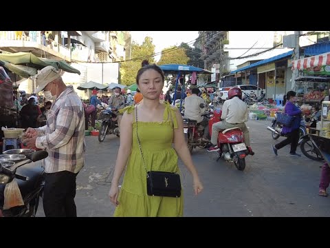 Evening traditional market food scene | People lifestyle in market
