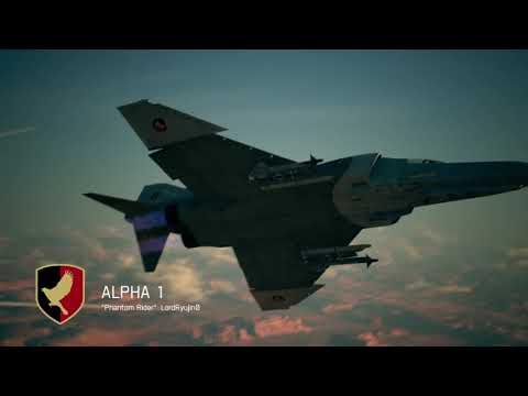 Ace Combat 7: F-4 Phantom vs F-22 Raptor