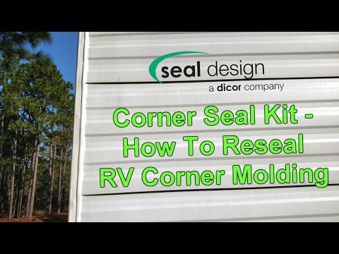 RV 101® - How To Reseal RV Corner Molding - Corner Seal Kit