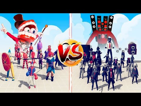POLICE TEAM vs TITAN SPEAKERMAN TEAM   Totally Accurate Battle Simulator TABS