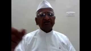 preview picture of video 'Our paths are different, aim is one - Anna Hazare'