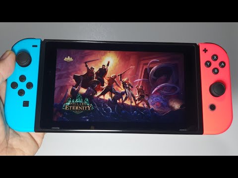 Pillars of Eternity: Complete Edition Nintendo Switch handheld gameplay