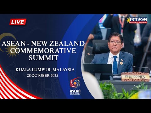 ASEAN-New Zealand Commemorative Summit 10/28/2025
