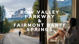 Biking Along Bow Valley Parkway & Staying At The Fairmont Banff Springs