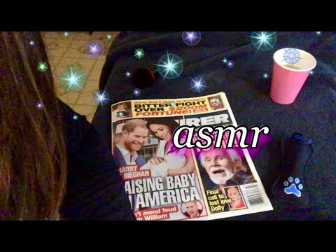 Quiet ASMR 🎧 Browsing thru The National Enquirer