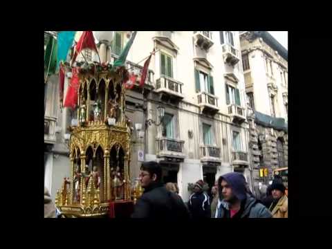 Candelora Cereo Fiorai - Prima uscita ufficiale - S.Agata 2014