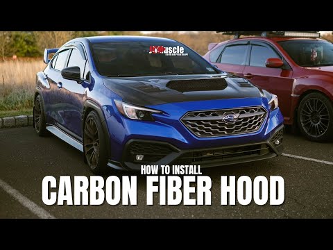 2022+ VB WRX Carbon Fiber Hood Install | Ft. Seibon CW & VS Style