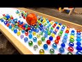 Marble Run HABA Slope Handmade Wooden DIY Marble Wooden Ball Slider PVC Pipe Tunnel