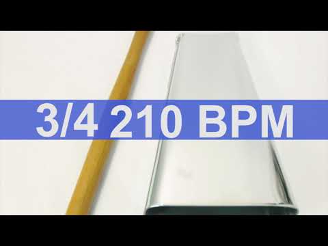 🔴 210 BPM Campana y Clave Metronome