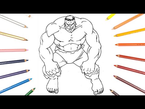 Big Hulk Coloring Pages (THE AVENGERS)