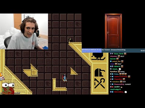 xQc Gets Trolled by Realistic Knocking Sounds