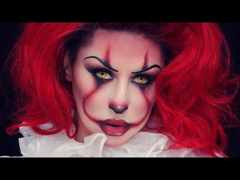 IT Pennywise Makeup Halloween Tutorial- CHRISSPY