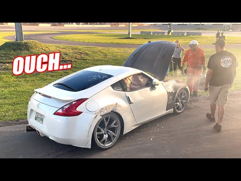 Spectator Drags at the Freedom Factory was INSANE!!! But One Car Didn't Survive...