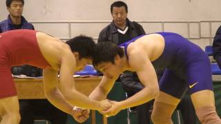 preview picture of video 'Chinese freestyle wrestling - 60kg match - Part 1'