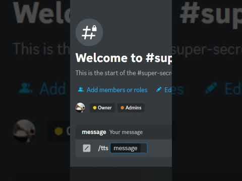 How To Use Discord TTS!