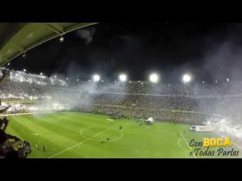 "Espectacular recibimiento superclásico" Barra: La 12 • Club: Boca Juniors
