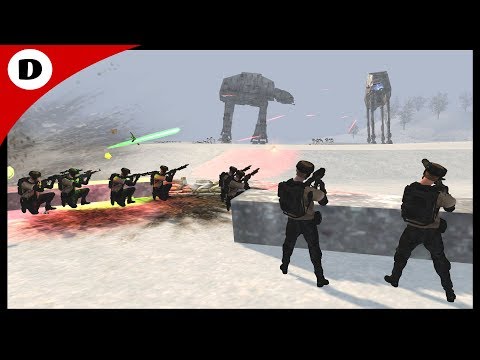 BATTLE OF CRAIT ~ First Order Assault - Men of War Star Wars Mod