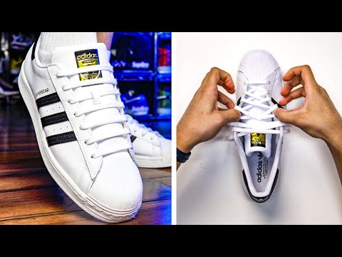 How To Lace Adidas Superstar Shell Toe (5 EASY WAYS Tutorial)