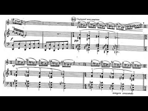 Henri Tomasi - Concerto for Alto Saxophone and Orchestra (1949) [Score-Video]