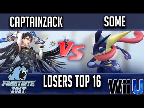 Frostbite 2017 LOSERS TOP 24 - Captain Zack (Bayonetta) vs Somé (Greninja)