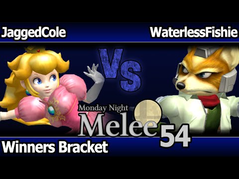 MNM 54 Melee - JaggedCole (Peach) vs FX | WaterlessFishie (Fox) - Winners Bracket