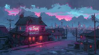 Lofi Rain Beats Old Town Vibes ✨ 1980s Japanese Town 🏮 Nostalgia Rainy Season Lofi Rain Playlist