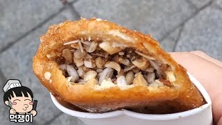 달달고소 부산 국제시장 씨앗호떡 / Ssiat Hotteok (Seeds Hotteok), Korean street food