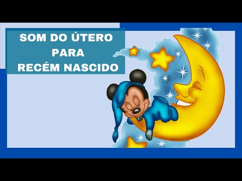 Som do Útero Para Recém Nascido  - 12 Horas Para Acalmar Bebés "INFALÍVEL"  - Tela Preta