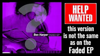 Ben Harper - Remember / superstition (not Faded EP version )  ??