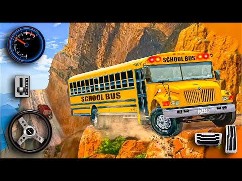 Offroad High School Bus Driver Simulator| Android Gameplay