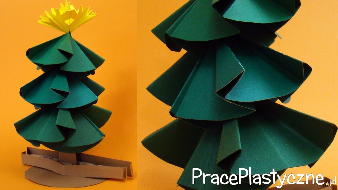 Jak zrobić choinkę z papieru?
