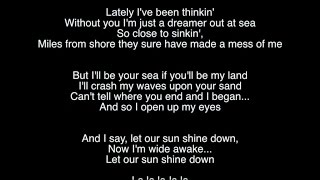 Joshua Radin - Let Our Sun Shine Down (Lyric Video)