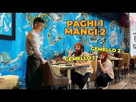 Due Gemelli si Fingono la Stessa Persona per Mangiare Gratis al Sushi All You Can Eat - theShow