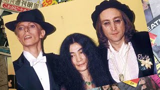 ♫ John Lennon & Yoko Ono backstsge at 17th Annual Grammy Awards /photos