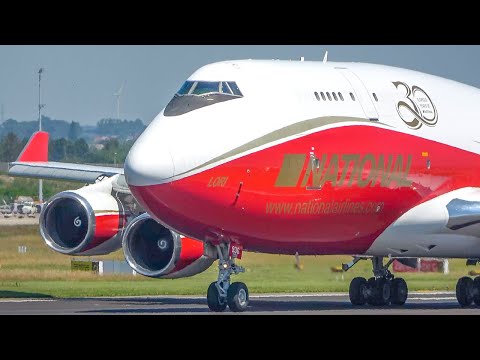 AVIATION REVIEW OF YEAR 2022 - BOEING 747 MIX - Landing, Departure ... (4K)