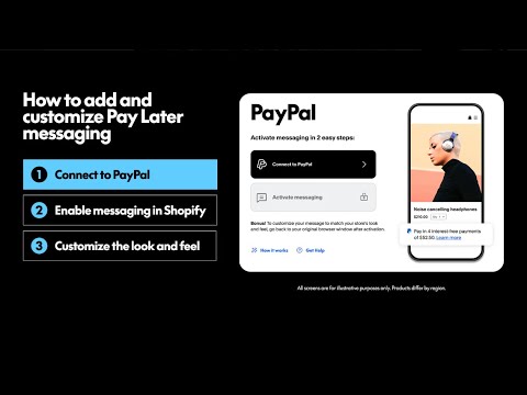 How to Set Up PayPal Pay Later Messaging on Shopify