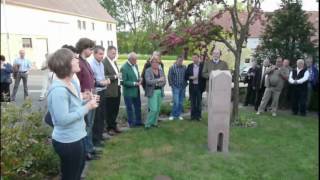 preview picture of video 'Gedenksteinenthüllung in Heblos 2012'