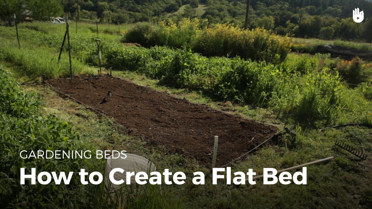 How to create a flat bed Grow an Organic Garden Sikana