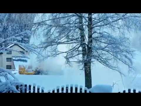 Snežná fréza - 31.1.2015 - Pohorelská Maša - Železničná trať 172