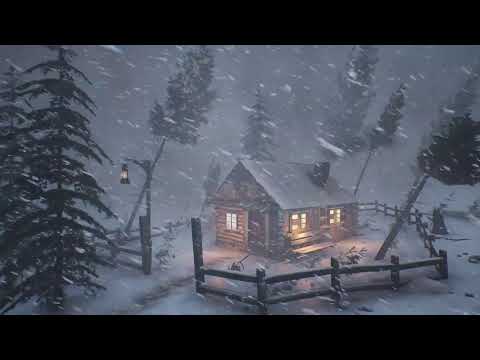 ULTIMATE FREEZING BLIZZARD Sounds for Sleeping – Blowing Snow & Cold Wind | Cryo Whiteout Lullaby