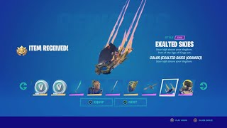 How to Unlock Exalted Skies Color (Exalted Skies Orange) in Fortnite | Battle Pass Rewards Page 7