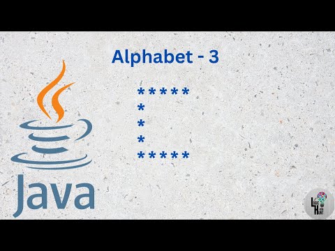Alphabet Pattern Using Java Print C